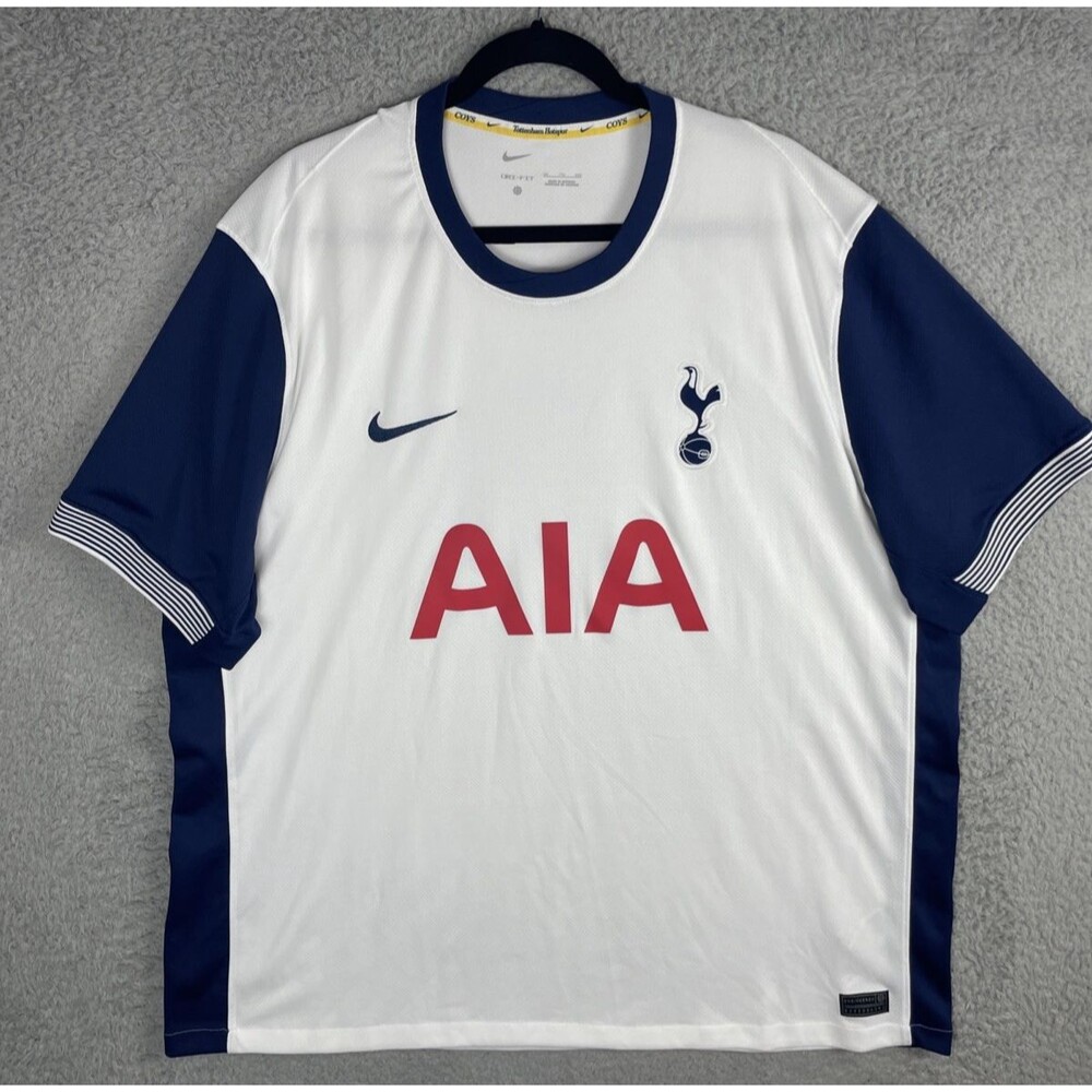 Nike Soccer Jersey Tottenham Hotspur 2024/25 Mens 2XL White EPL FN8794-101 EUC